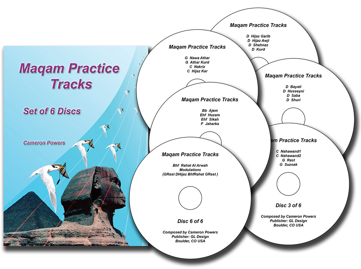 Maqam Practice Tracks with 6 CDs